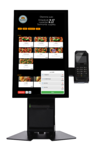 Kiosk mando restaurant table
